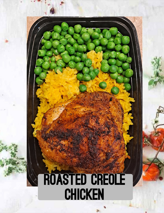 Roasted Creole Chicken with Rice Pilaf