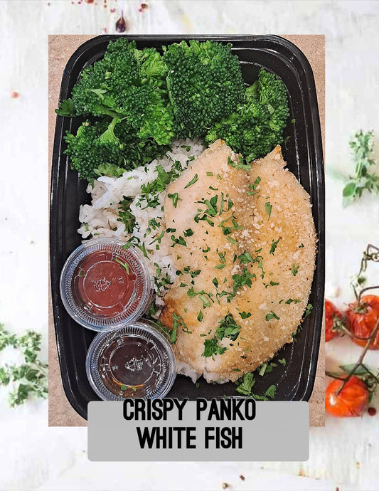 Panko-Crusted White Fish
